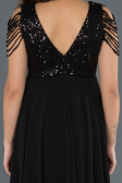 Robes de Soiree de Gross Longue Noir ABU747