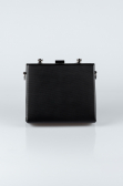 Sac de Boîte Cuir dentelé Noir V294