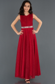 Robe de Soirée Enfants Longue Rouge ABU1228
