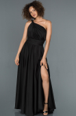Robe de Fiançaille Longue Noir ABU1142