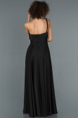 Robe de Fiançaille Longue Noir ABU1142