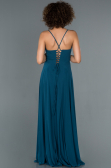 Robe de Soirée Longue Vert Pétrole ABU1305