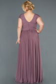 Robe Grande Taille Longue Lavande ABU025