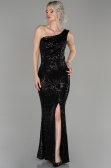 Robe de Soirée Longue Noir ABU1436
