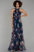 Robe de Cérémonie Longue Bleu ABU674