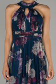 Robe de Cérémonie Longue Bleu ABU674