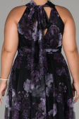 Robe Grande Taille Longue Violet ABU1447