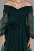 Robe de Fiançaille Longue Émeraude ABU1468