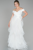 Robe de Fiançaille Longue Blanc ABU1498