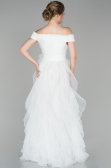 Robe de Fiançaille Longue Blanc ABU1498