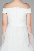 Robe de Fiançaille Longue Blanc ABU1498