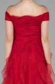Robe de Fiançaille Longue Rouge ABU1498