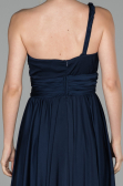 Robe de Fiançaille Longue Bleu Marine ABU1142