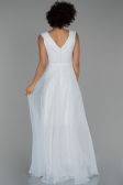 Robe de Fiançaille Longue Blanc ABU1525