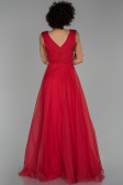 Robe de Fiançaille Longue Rouge ABU1525
