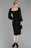Robe de Cérémonie Midi Noir ABK916