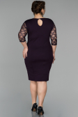 Robes À Taille Large Courte Pourpre ABK150