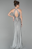 Haute Couture Longue Argent ABU975