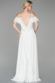Robe de Soirée Longue Blanc ABU1600