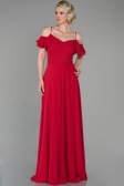 Robe de Soirée Longue Rouge ABU1600