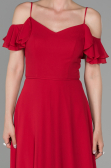 Robe de Soirée Longue Rouge ABU1600