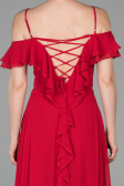 Robe de Soirée Longue Rouge ABU1600