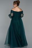 Robe Grande Taille Longue Émeraude ABU1535