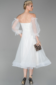 Tenue de Soirée Midi Blanc ABK971