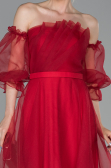 Tenue de Soirée Midi Rouge ABK971