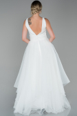 Robe de Soirée Longue Blanc ABU1727
