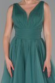 Robe de Soirée Longue Turquoise ABU1727