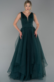 Robe de Soirée Longue Émeraude ABU1727