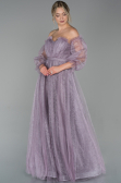 Robe de Soirée Longue Lavande ABU1730
