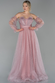 Robe de Soirée Longue Poudre ABU1730