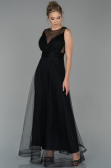 Robe de Soirée Longue Noir ABU1826