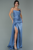 Robe de Soirée Longue Indigo ABU355