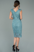 Robe de Soirée Courte Turquoise ABK010