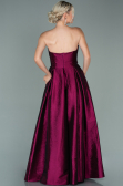 Robe de Soirée Longue Prune ABU2007