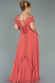 Robe Grande Taille Mousseline Longue Pelure D'oignon ABU1892