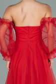Robe de Soirée Longue Rouge ABU2076