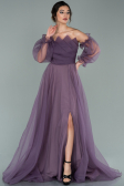 Robe de Soirée Longue Lavande ABU2076