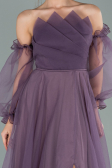 Robe de Soirée Longue Lavande ABU2076