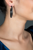 Boucle d'Oreille Anthracite UK0170