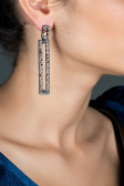 Boucle d'Oreille Anthracite UK438