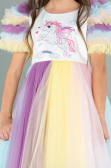 Robe de Soirée Enfants Courte Rinçage ABK1056