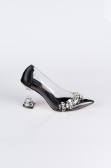 Stiletto Pierreux Noir AB1055