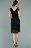 Robe de Soirée Courte Noir ABK010