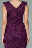 Robe De Soirée Courte Violet ABK010
