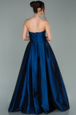 Robe de Soirée Longue Bleu Marine ABU2007
