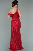 Robe de Soirée Longue Rouge ABU2151